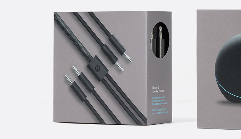 Nexus Q Audio Cables Packaging